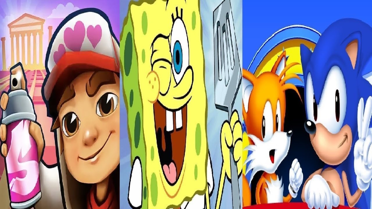 Subway Surfers Greece VS Sponge bob Patty Pursuit VS Sonic Triple Trouble Gameplay 2024