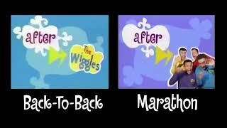Playhouse Disney Nextafter Bumper Comparison the Wiggles backtoback U0026 Marathon Ver 2003