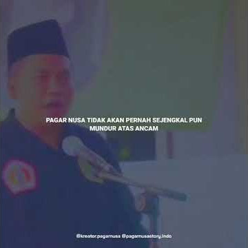 Pagar Nusa tidak akan pernah Sejengkal pun Mundur dari Tantangan siapapun//Story 30 detik