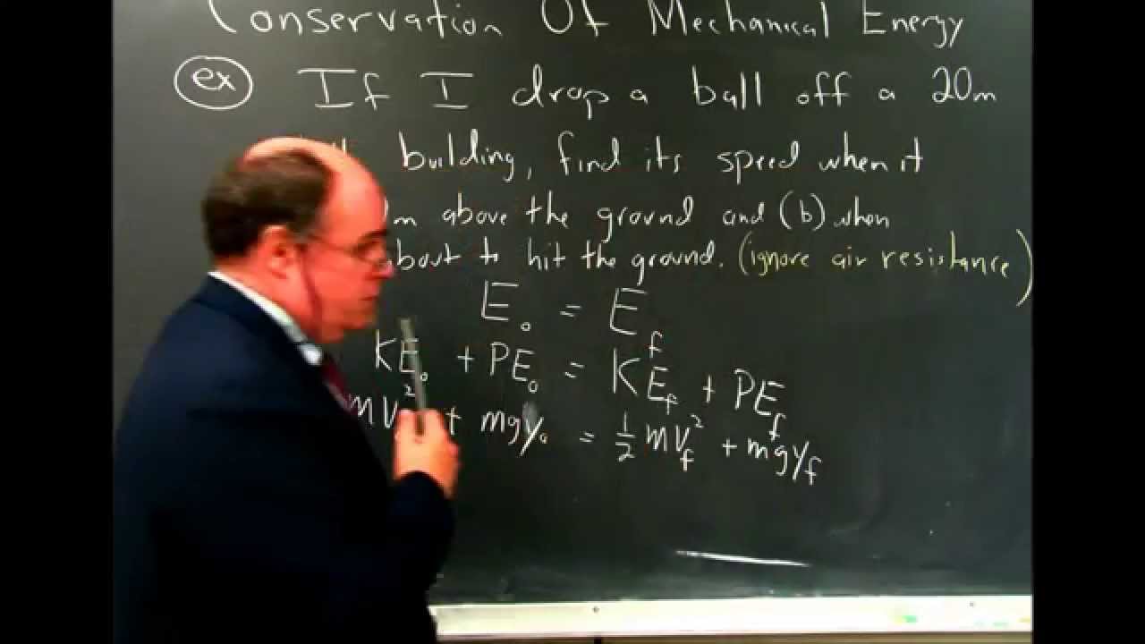 Chapter 6_4 (Conservation of Energy with Conservative and nonconservative forces) (28 min)