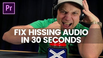 How To Fix Hissing Noisy Audio In Premiere Pro Fast