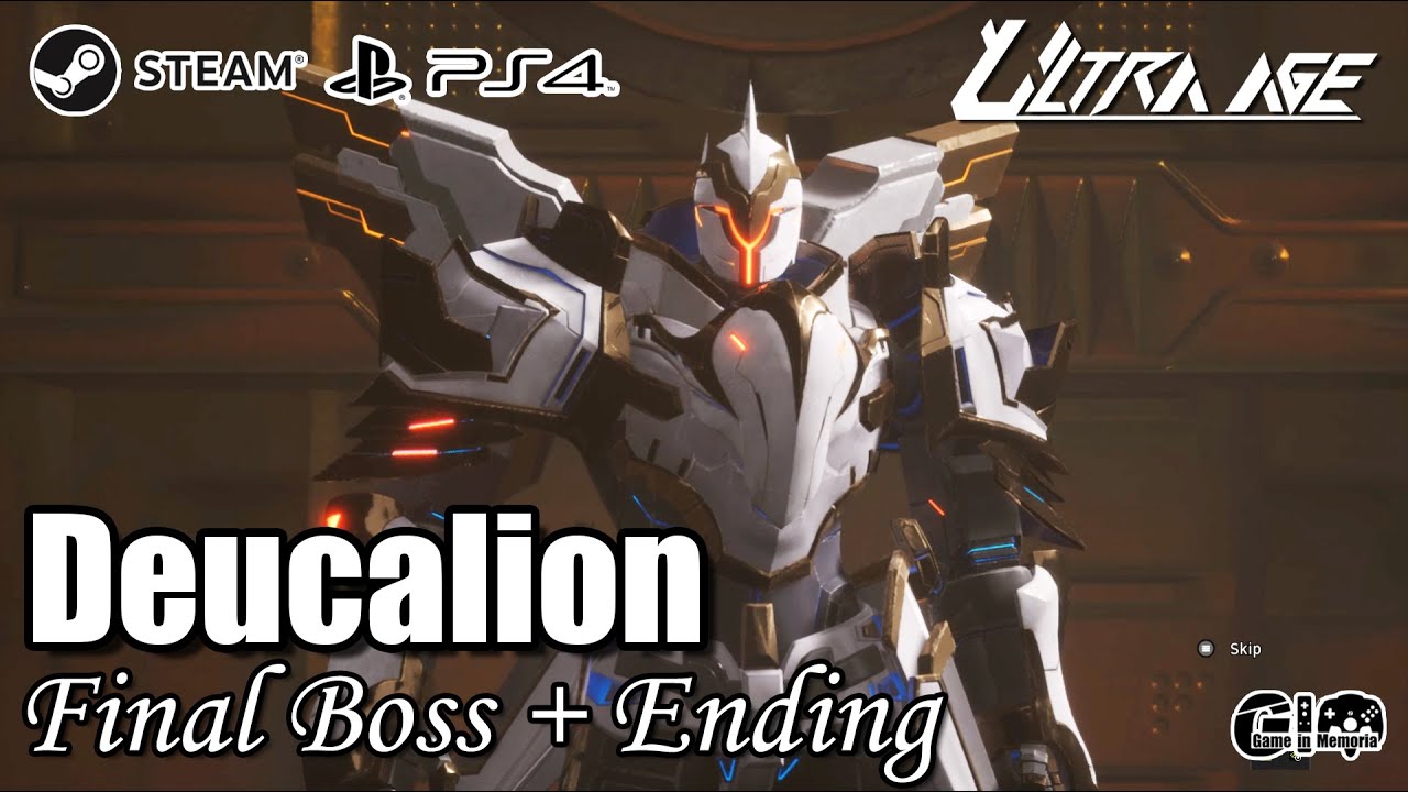 Deucalion Boss Fight + Ending - Ultra Age | 1080p | PS4 | Windows