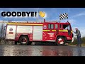 It's a Sad Goodbye to The VOLVO Fire Engine - One Last Drive!