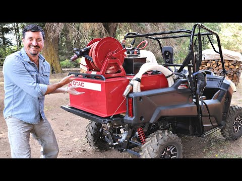 Wranglerstar video thumbnail: QTAC fire skid in the bed of a UTV