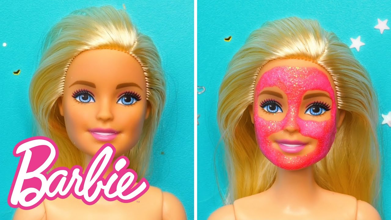 Gå til kredsløbet Viewer springvand Barbie | 10 AMAZING DIY BARBIE DOLL WEEKEND ROUTINE HACKS IDEAS | 5-Minute  Crafts x Barbie - YouTube