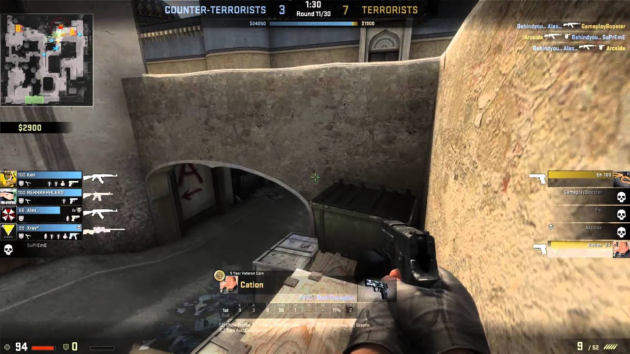 CS GO - p250 magnetic head bullets - YouTube