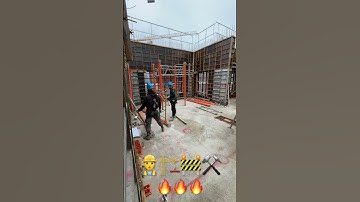 🔥Work in South Korea🔥construction 🔥 SKYDECK Panel Slab Formwork System🔥PERI 🔥#job #work