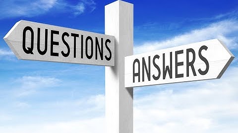 Questions and Answers with Pastor John Carter - Part 2