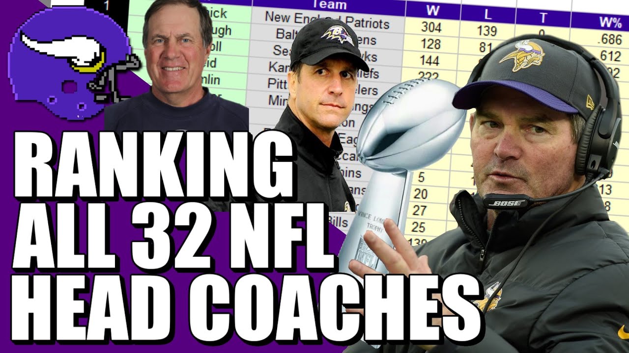 Ranking All 32 NFL Head Coaches! YouTube