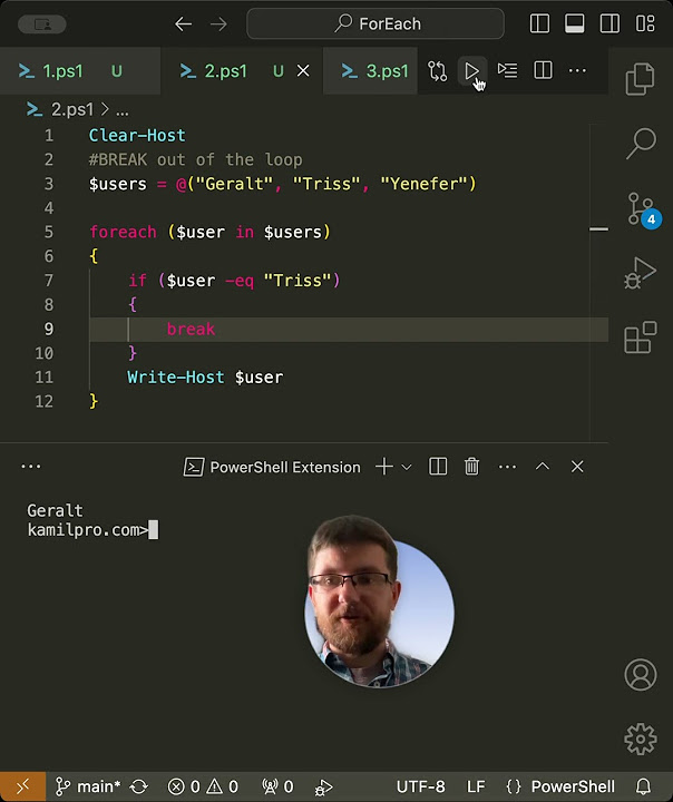 How to use ForEach loop in #powershell code in description GitHub ... image.