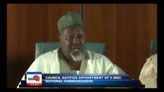 Council ratifies appointment of 6 INEC national commissioners