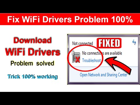 How to Download & Install WiFi Drivers For All Windows || Fixed wireless problem || Online Solution 2023 mới nhất