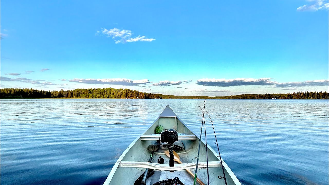 Fishing Wilderness Back Lake - Hammering Smallmouth Bass!