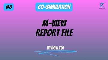 MView Report File | #8 | Multi View Report File | Mixed Signal Simulation | Rough Book