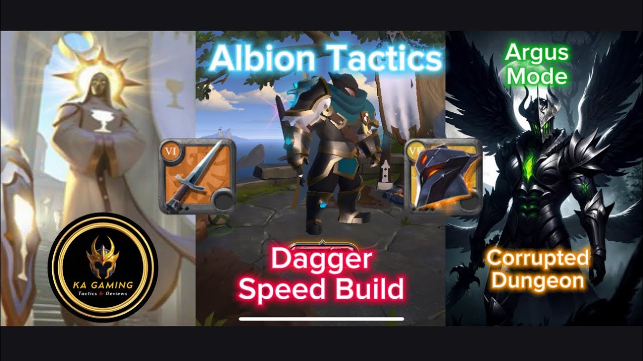 Albion Tactics Dagger Speed Build | Fights & Guide | Albion Online (Beginner to Pro)