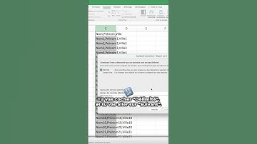Comment séparer le contenu d