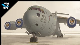 MSFS2024 | C-17 Globemaster | Robins AFB to Milwaukee | ChasePlane | NVIDIA 4090 Super 