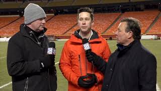 Tom Leyden, Butch Stearns and Jeff Howe with reaction to an incredible AFC Championship