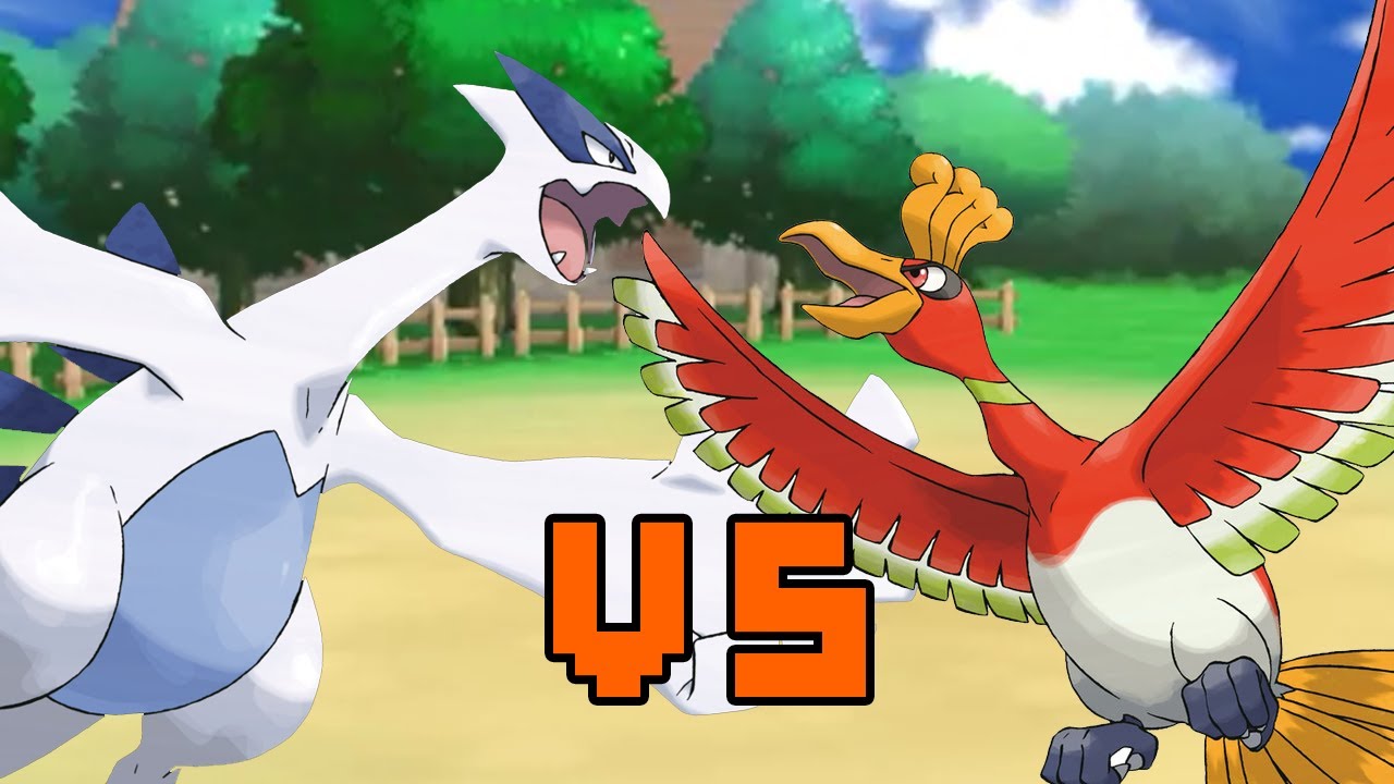 Pokemon Ho oh v Lugia