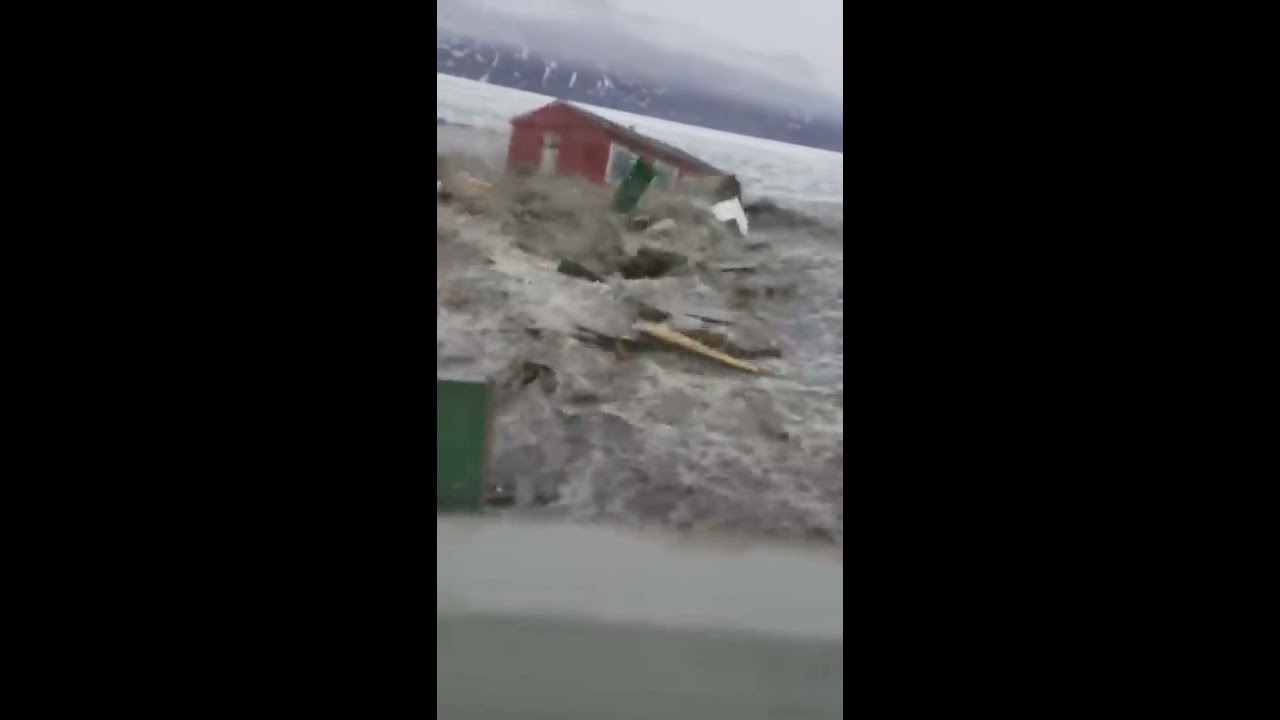 Greenland Tsunami Wave Impact Shorts