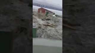 Greenland Tsunami | Wave Impact | #Shorts Resimi