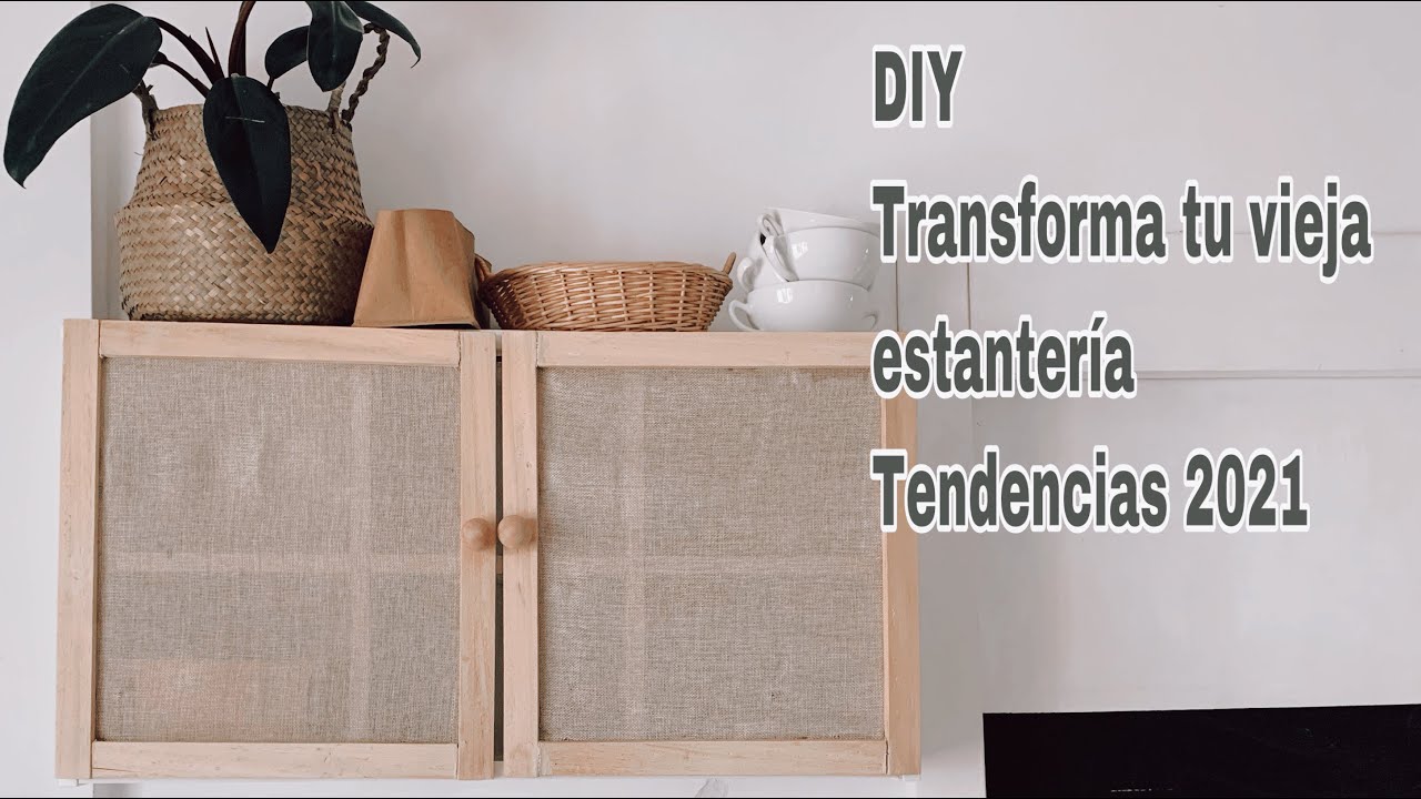 acantilado posponer Correspondiente DIY IKEA HACK / Como TRANSFORMAR una estantería básica en una de tendencias  2021 - YouTube