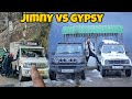 Jimny vs gypsy  auli jate huwe fas gayi gadi  snow test in auli