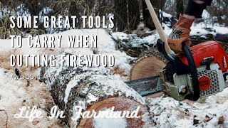Tools I Carry When Cutting Firewood -  Wood Heat Wednesday  - EP: 5