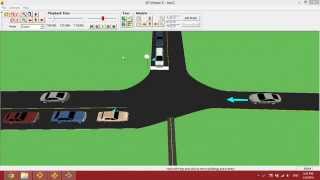 Intersection simple simulation