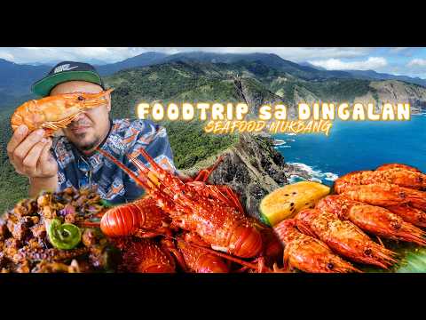 SEAFOOD MUKBANG sa DINGALAN | Kain sa Tabing Dagat