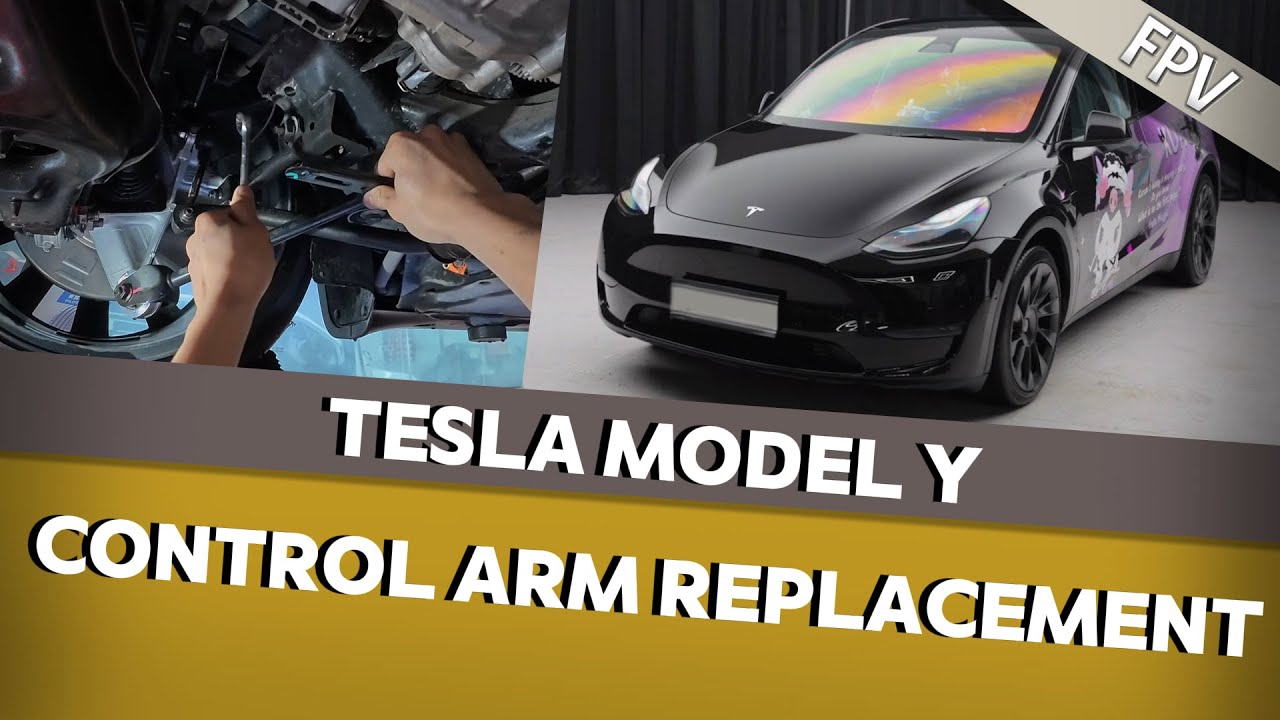 【FPV】Tesla Model Y Control Arm Replacement | Full Suspension Fix