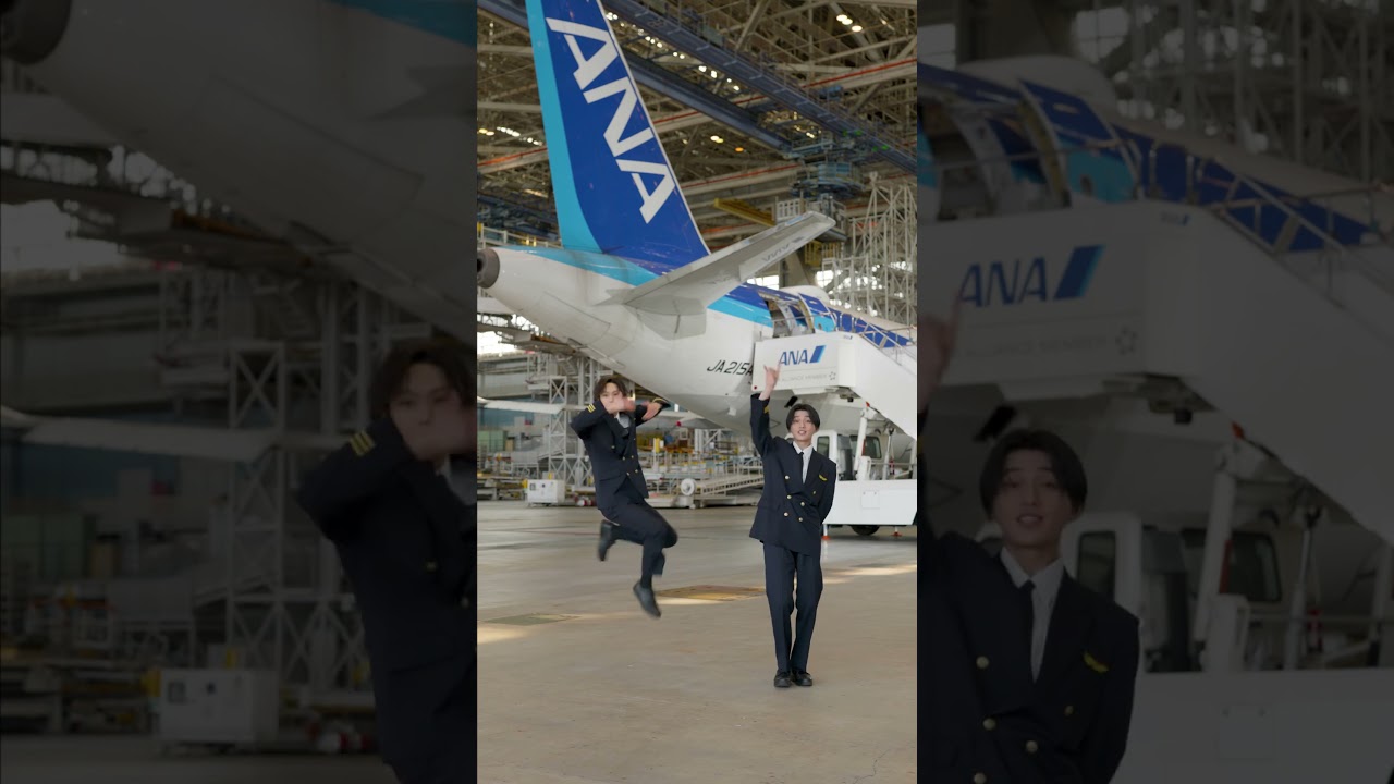 ⁣#FANTASTICS × #ANA Special Collaboration✈️ #allnipponairways #パイロッ#PANORAMAJET #堀夏喜 #八木勇征