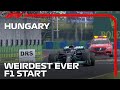 The Weirdest F1 Start Ever 2021 Hungarian Grand Prix The Weirdest F1 Start Ever 2021 Hungarian Grand Prix