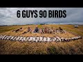 6 GUYS 90 BIRDS IN 30 MINUTES ALBERTA DUCK HUNT