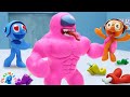 Muscles of Love Among Us - Clay Mixer Stop Motion Animation