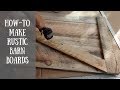 🔨DIY Rustic Barn Board Project 🔨