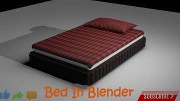 Bed Model In Blender | Speed Up Video | 2021| Video For beginner Tutorial  #Blender #Animation