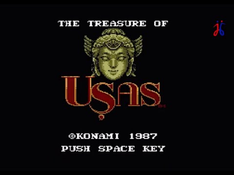 MSX: The Treasure of USAS Gameplay Walkthrough - CLES - World 4..