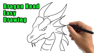 With this easy dragon head drawing ideas, you can learn how to draw a
easily. i made cool as guide for create simple drag...