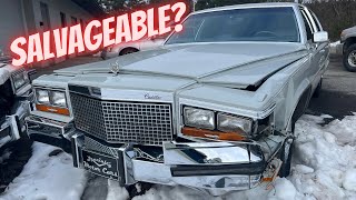 Nobody stepped up… This 1987 Cadillac Brougham D’Elegance needs to be saved! Repair Part 1