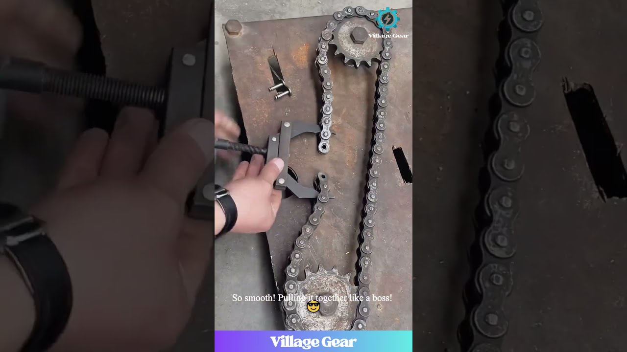 This Chain Joining Gadget Is NEXT LEVEL Satisfying Mechanic Tool DIY