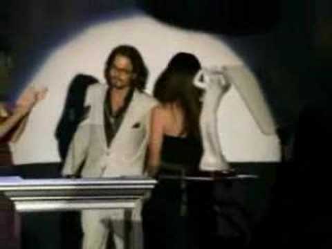 Johnny Depp Wins The Couragetocareaward-2006