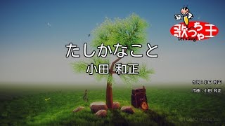 【カラオケ】たしかなこと/小田 和正