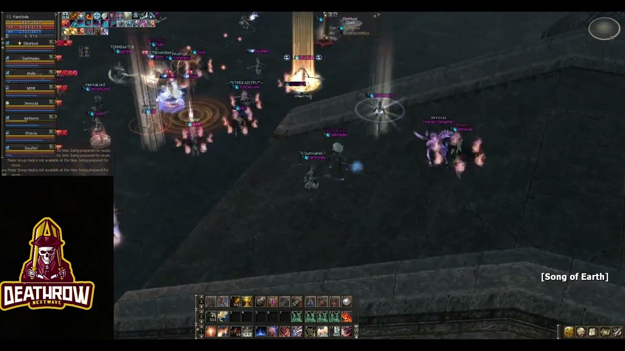 #L2JZEUS TEZZA - BAIUM - Deathrow Clan vs ZERG..