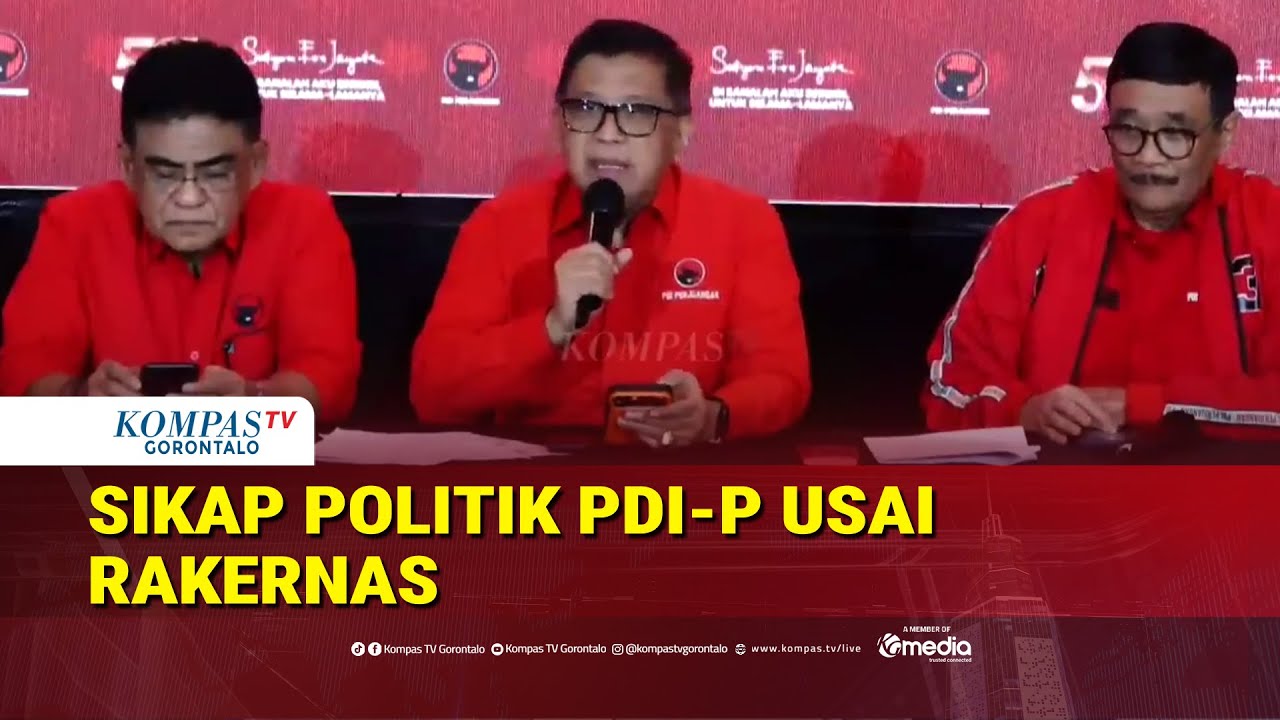 [FULL] PDIP Sampaikan Sikap Politik Partai usai Rakernas ke-53