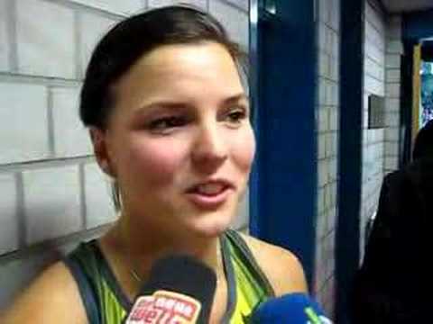 Susanna Kallur gives interviews in English