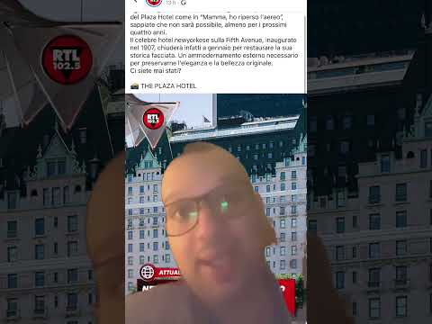 Video New York chiude il Plaza Hotel storico di