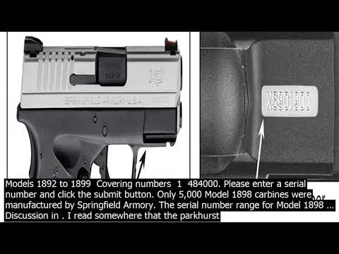 Springfield Krag Serial Number Lookup Springfield Krag Serial Number Lookup