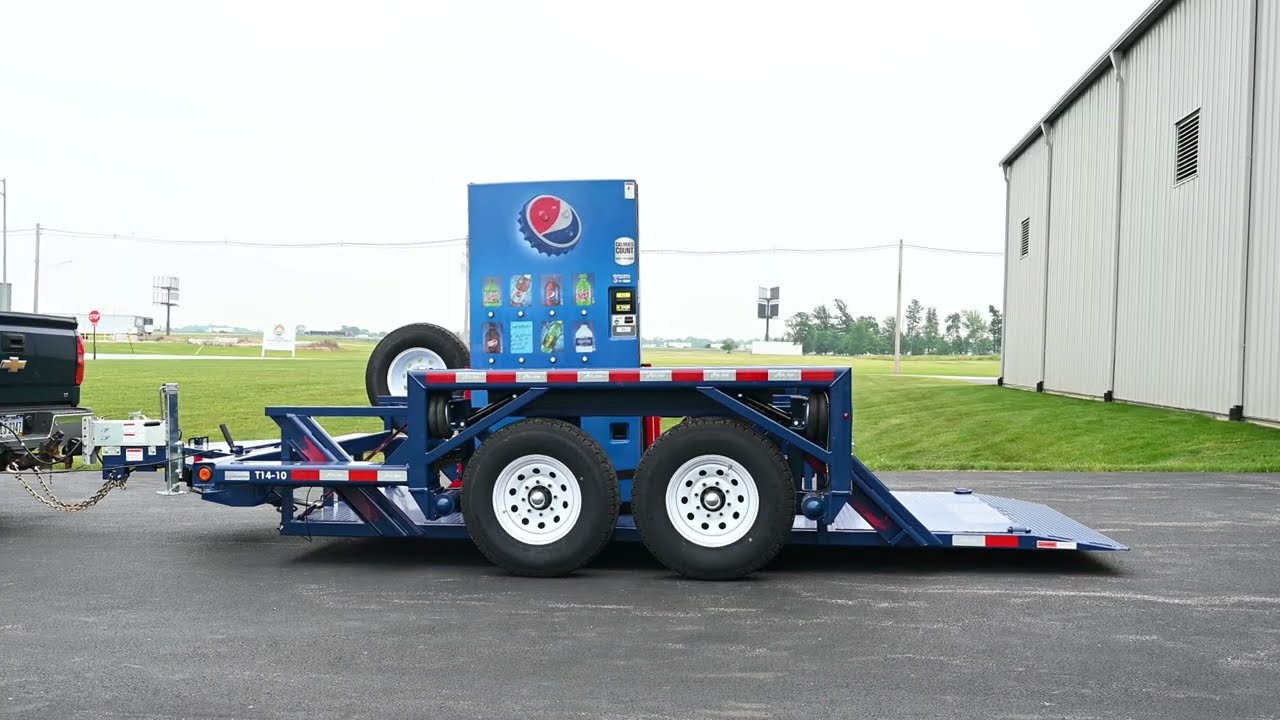 Effortless Vending Machine Transport with Air-tow Trailers
