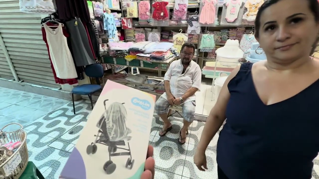 Final de ano no centro de Juazeiro do Norte em busca de um mosquiteiro para berço no mercado central